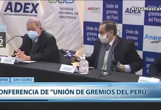 Unión de Gremios del Perú: “Estamos al servicio del nuevo gobierno”