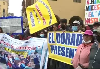 Vecinos de Carabayllo protestan exigiendo agua y desagüe 
