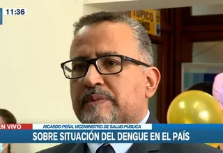 Viceministro de Salud Pública sobre el dengue: Estamos evaluando declarar emergencia sanitaria en regiones afectadas