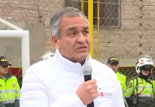 Vicente Romero no descarta declarar estado de emergencia en otros distritos: Van en función a los informes de la PNP