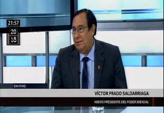 Víctor Prado: Se cambiará elección del presidente del PJ y cortes superiores