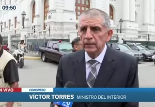 Víctor Torres: La PNP continúa con su comandante general a la cabeza, total confianza