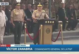 Víctor Zanabria fue nombrado oficialmente como comandante general de la PNP