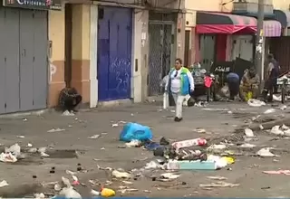 La Victoria: Calles llenas de basura tras celebraciones por Navidad