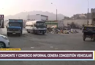 La Victoria: cerros de basura y desmonte dificultan el tránsito en Nicolás Ayllón