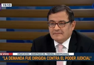 [VIDEO] César Ochoa: "Pedido de interpretación del artículo 117 de la Constitución sobre la demanda no está claro"