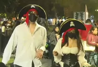 [VIDEO] Ciudadanos celebraron Halloween y día de la Canción de la Criolla