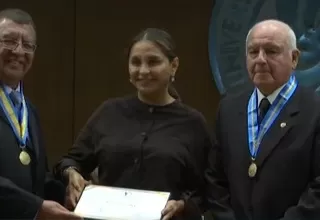 [VIDEO] Colegio de Periodistas del Perú otorgó distinción "Defensor de la Libertad de Prensa"