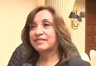 [VIDEO] Dina Boluarte: Hay un poco de ruido político y esto se irá calmando 