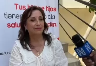 [VIDEO] Dina Boluarte no respondió si asumirá la presidencia en caso de vacarse a Pedro Castillo