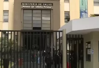 [VIDEO] Fiscalía realiza diligencias en el Minsa
