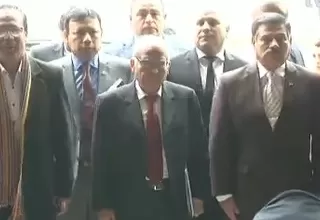 [VIDEO] Gabinete de Aníbal Torres llega al Congreso de la República 