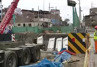 [VIDEO] Lurín: cae puente en construcción