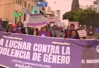 [VIDEO] Marcha contra la violencia hacia la mujer