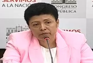 [VIDEO] Martha Moyano: Hemos dejado claro el peligro de una relación que tendría Castillo con Movadef 