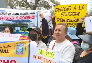 [VIDEO] Padres y profesores piden reubicar a estudiantes de colegio de la Policía Nacional 