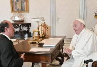 [VIDEO] Papa Francisco recibió a Canciller peruano