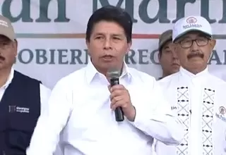 [VIDEO] Pedro Castillo convoca a “golpistas” a debatir si ha cometido traición a la patria en la plaza