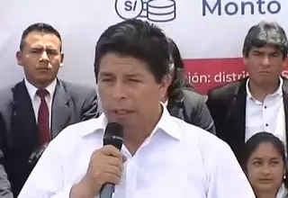 [VIDEO] Pedro Castillo: Exhorto al Congreso que no le demos más tregua a estas desigualdades 