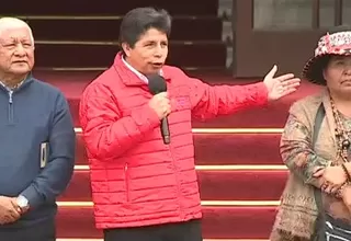 [VIDEO] Pedro Castillo: El Perú no come discursos porque la crisis política no alimenta al país 