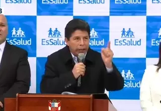 [VIDEO] Presidente Castillo fue abucheado durante ceremonia en Hospital Rebagliati