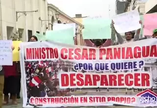 [VIDEO] Protestas por falta de presupuesto para programa "Construcción en Sitio Propio"