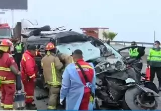 [VIDEO] Punta Hermosa: Seis muertos dejó accidente en la Panamericana Sur