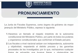 [VIDEO] Respaldan presentación de la denuncia constitucional contra presidente Castillo
