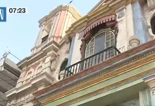 [VIDEO] Restauración de la fachada de la iglesia Nuestra Señora de la Soledad