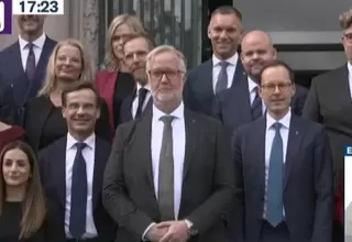 [VIDEO] Se presenta el nuevo gobierno de derecha de Suecia
