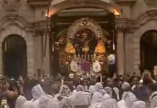 [VIDEO] Señor de los Milagros inicia cuarto recorrido procesional