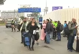 [VIDEO] Situación en aeropuerto Jorge Chávez tras accidente