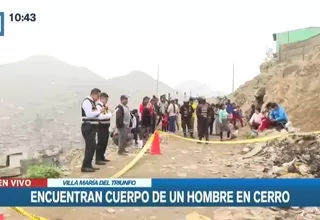 Villa María del Triunfo: Cuerpo calcinado fue hallado en un cerro