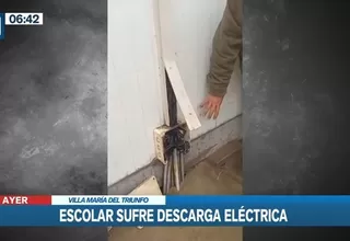 Villa María del Triunfo: Menor sufrió descarga eléctrica al interior de su colegio 