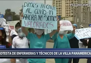 Villa Panamericana COVID-19: Enfermeras y técnicos piden su reubicación tras despidos