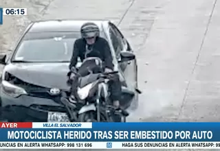 Villa El Salvador: Conductor se dio a la fuga tras embestir a motociclista
