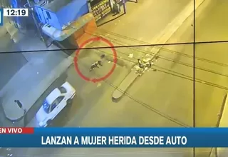 Villa El Salvador: Policía busca a hombre que lanzó cuerpo de mujer desde auto