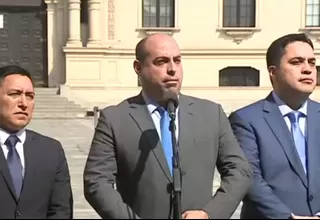 [VIDEO] Virtual alcalde del Callao, Pedro Spadaro, en Palacio de Gobierno: Esto no tiene que ver con una postura partidaria
