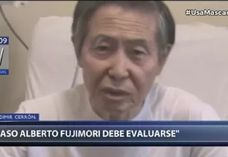 Vladimir Cerrón: "Caso Alberto Fujimori debe entrar en evaluación"