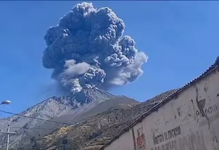 Volcán Ubinas: Reportan la explosión más fuerte hasta el momento con emisión de cenizas