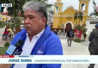Voto 2022: Las propuestas de Jorge Shima para Barranca