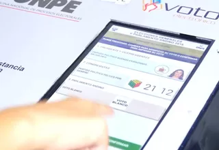 Voto electrónico: electores denuncian que máquinas emiten voto en blanco