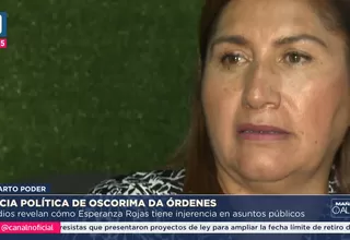 Wilfredo Oscorima: Audios y movidas de su socia política, Esperanza Rojas