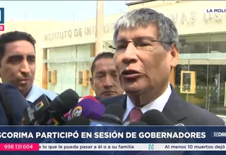Wilfredo Oscorima se retiró de reunión con gobernadores: “No voy a dar ninguna declaración, porque estoy en calidad de investigado”