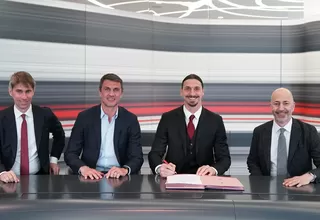 AC Milan: Zlatan Ibrahimovic renovó contrato hasta 2022