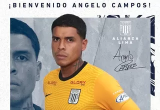 Alianza Lima anunció el fichaje del portero Angelo Campos 