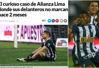 Alianza Lima es noticia en España por la falta de gol de sus delanteros