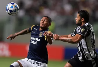 Alianza Lima cayó 2-0 ante Atlético Mineiro por el Grupo G de la Copa Libertadores