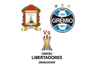 Gremio será rival de Ayacucho FC en la Fase 2 de la Libertadores 2021