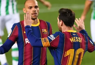 Barcelona derrotó 5-2 al Betis con doblete de Lionel Messi
